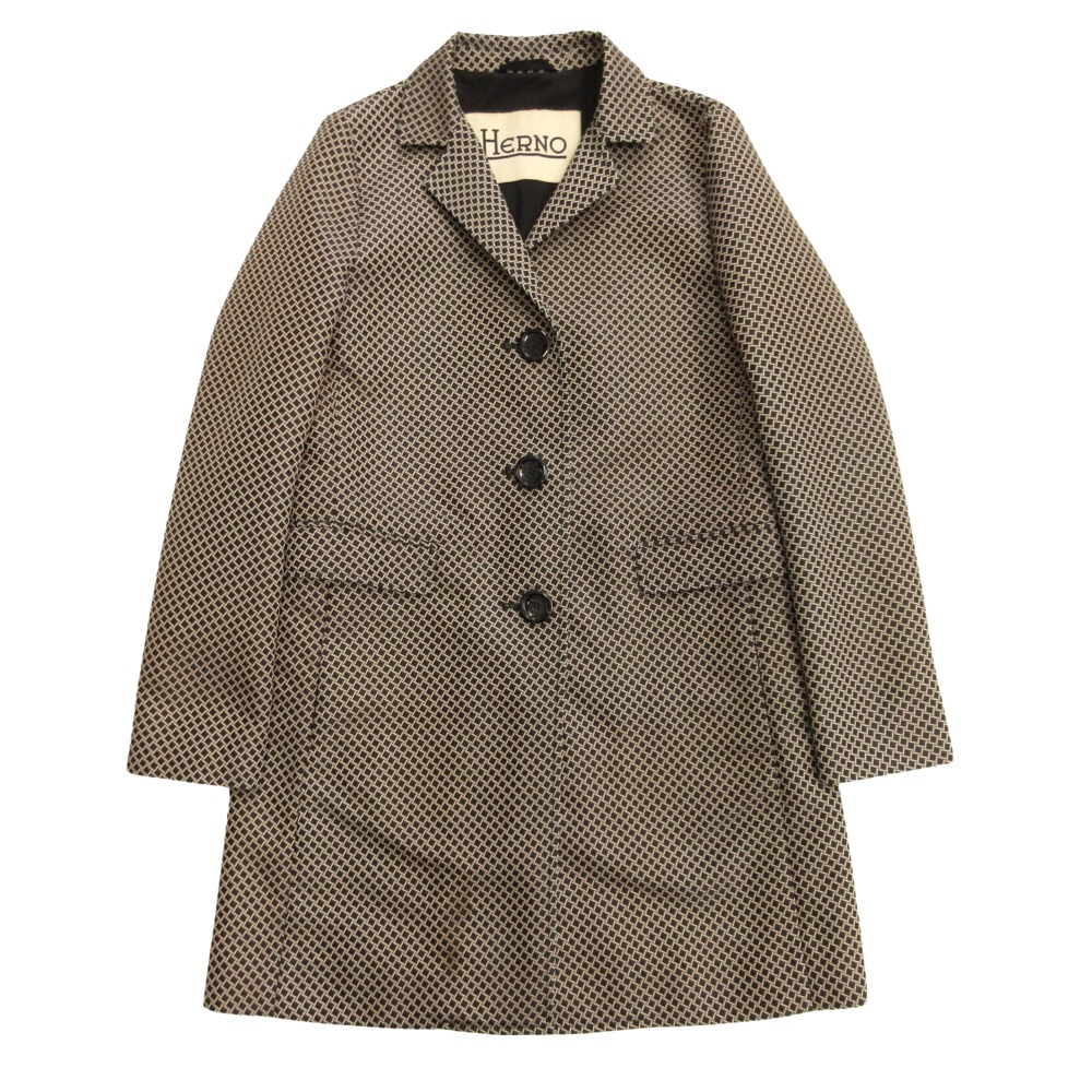 楽天市場】古着 Herno ヘルノ イタリア製 カシミヤブレンド コート