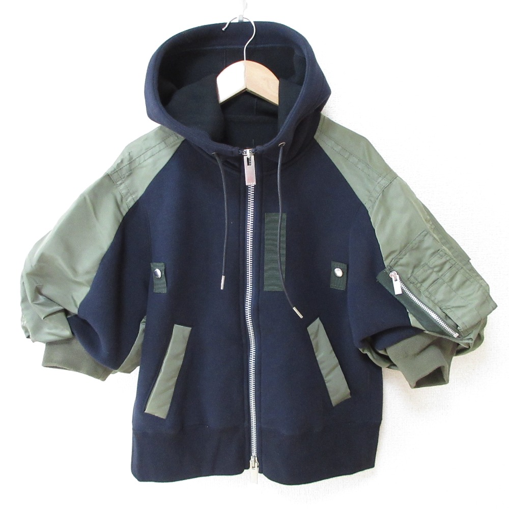 JANE SMITH - 良品 JANE SMITH ジェーンスミス REVERSIBLE FLIGHT JACKET MA-1 リバーシブル フライトジャケット 20WJK-＃402L サイズ36 カーキ レディース 古着 中古 USED JANE SMITH - 良品 JANE SMITH ジェーンスミス REVERSIBLE