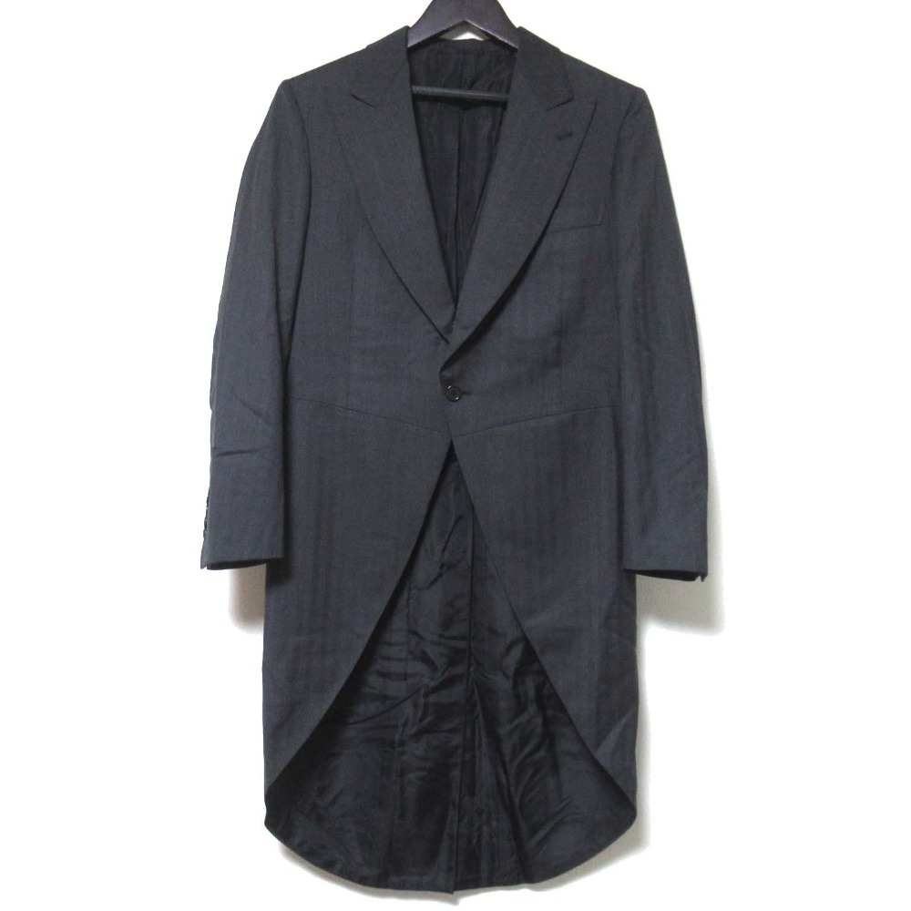 ブリオーニ　Brioni カーフレザー　スエード　テーラードジャケット 50. Brioni（ブリオーニ）テーラードジャケット 紺 サイズ:50(XL位