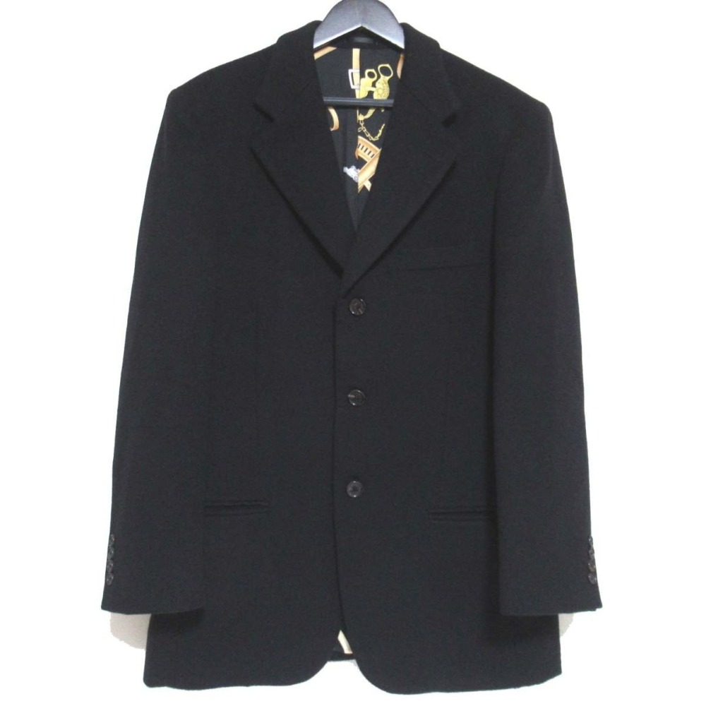 ルナマティーノ ダブル テーラードジャケット 黒 M ウール ピークドラペル 楽天市場】【中古】美品 LUNA MATTINO ルナマティーノ コード