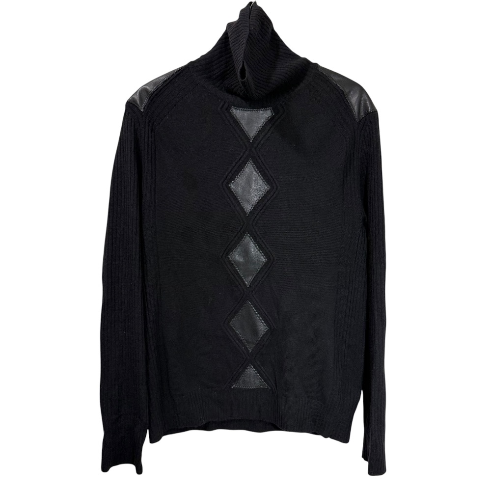 JeanPaulGaultier時計デザイン タートルネック長袖カットソー JeanPaulGaultier時計デザイン タートルネック長袖カットソー