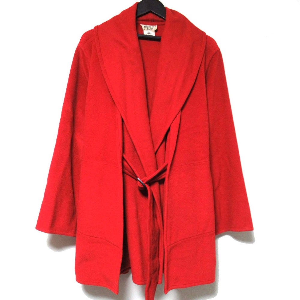 楽天市場】【エルメス】Hermes カシミヤ リバーシブル ベルテッド