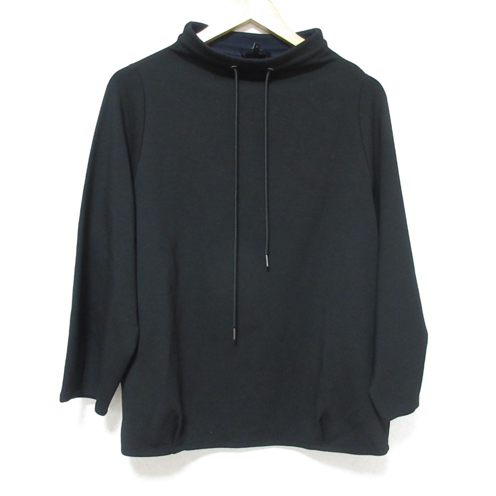 美品【Theory】セオリー モックネックカットソー(S)2024SS ブラック 楽天市場】【中古】theory 23AW モックネックカットソー 01