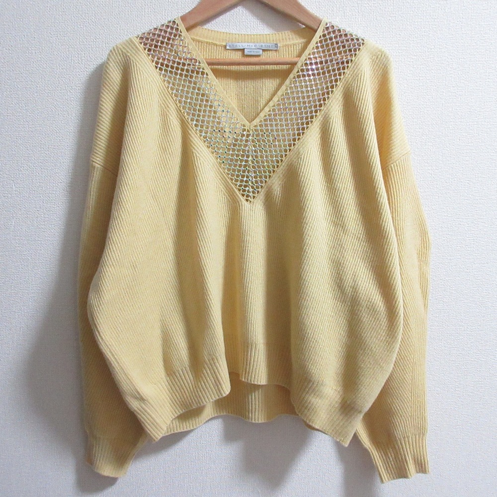 ステラマッカートニー　白鳥柄フリルニット ステラマッカートニー 白鳥柄フリルニット ステラマッカートニー