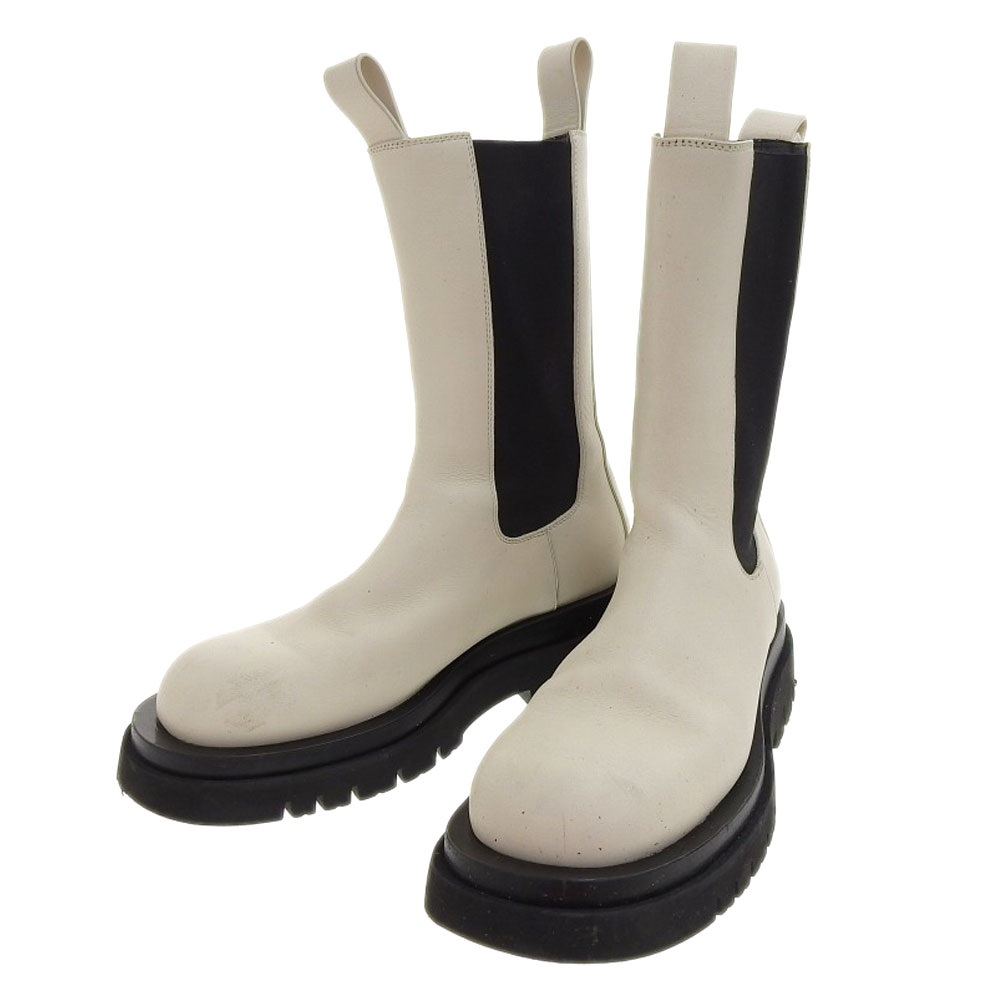 楽天市場】【中古】BOTTEGA VENETAラグブーツ ブラック サイズ