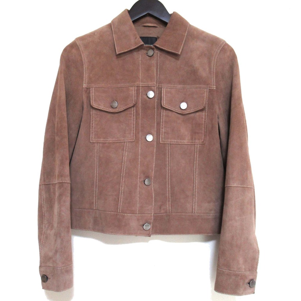 MaxMara 革ジャケット 定価約16万円 MaxMara 革ジャケット 定価約16万