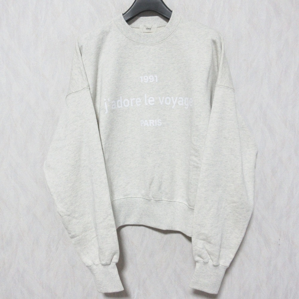 良品 23AW COGTHEBIGSMOKE コグザビッグスモーク HAVANA SWEAT オーバーサイズ バルーンスウェットプルオーバー キナリ レディース 古着 中古 USED 良品 23AW COGTHEBIGSMOKE コグザビッグスモーク HAVANA SWEAT
