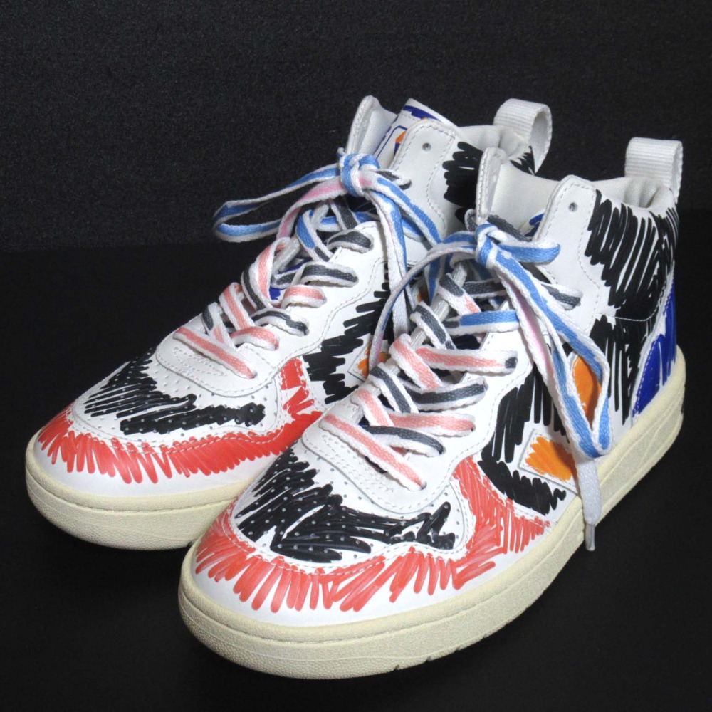 楽天市場】【マルニ】Marni VEJA 22SS 落書きプリント ハイカット