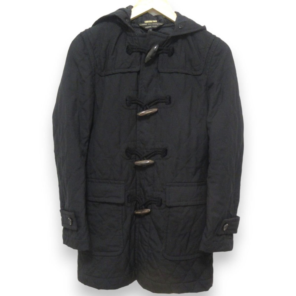 希少　コムデギャルソン　ダッフル　中綿ポリ　コート　Sサイズ　ブラック 2025年最新】コムデギャルソン ダッフルコートの人気アイテム
