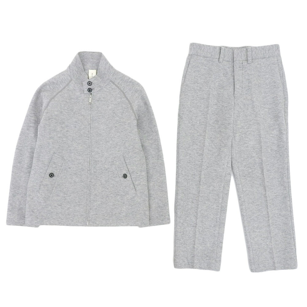 【中古】 MACKINTOSH マッキントッシュロンドン ウール ジップブルゾン ジャケット パンツ セットアップ 38 グレー メンズ Luxs ブランド古着のリュクス