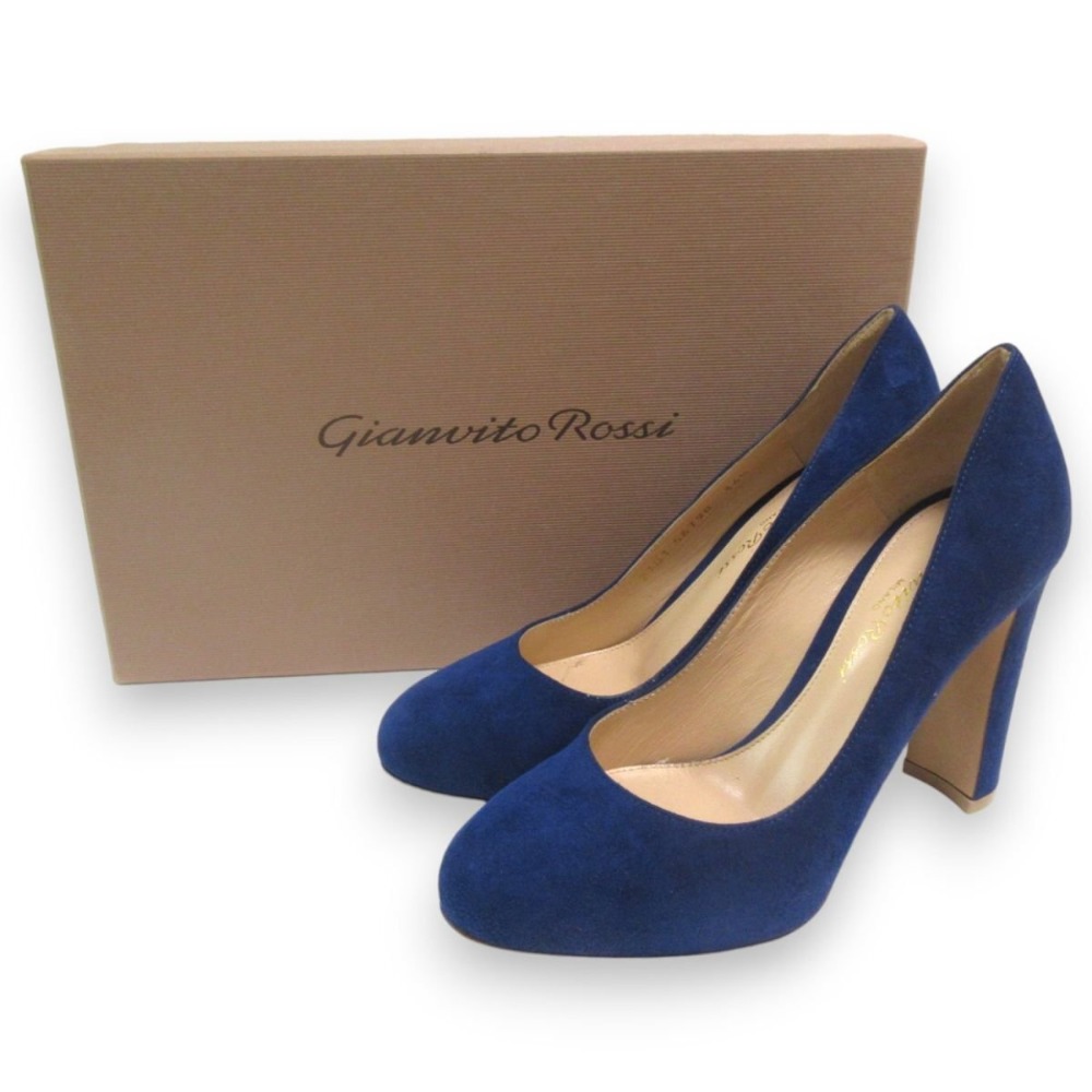 楽天市場】ROCHAS ロシャス パンプス ミュール グレー系 37(23.5cm) R