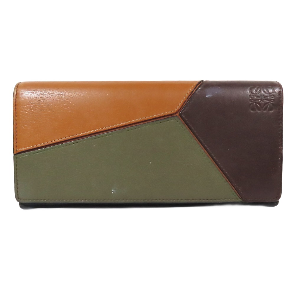 LOEWEパズル ロング ホリゾンタル ウォレット 長財布 二つ折り ロング ホリゾンタル ウォレット（ソフトグレインカーフ