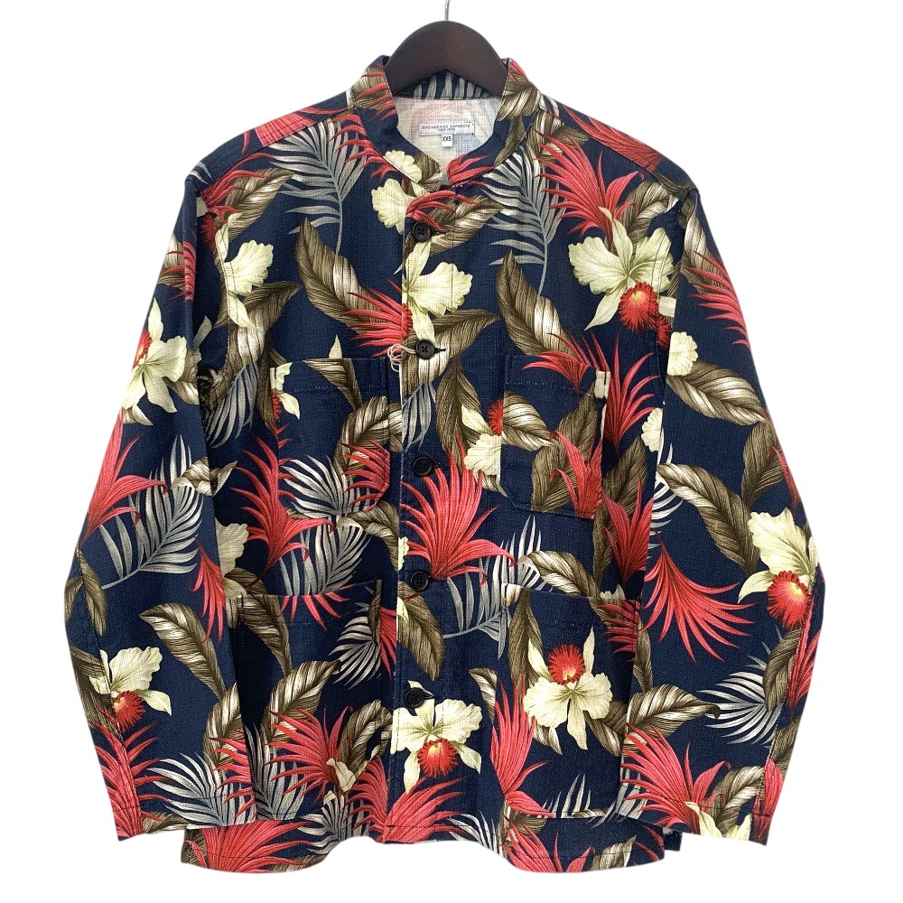 【中古】新品同様 ENGINEERED GARMENTS エンジニアードガーメンツ DAYTON ハワイアンフローラルシャツ XXS ネイビー メンズ Luxs ブランド古着のリュクス