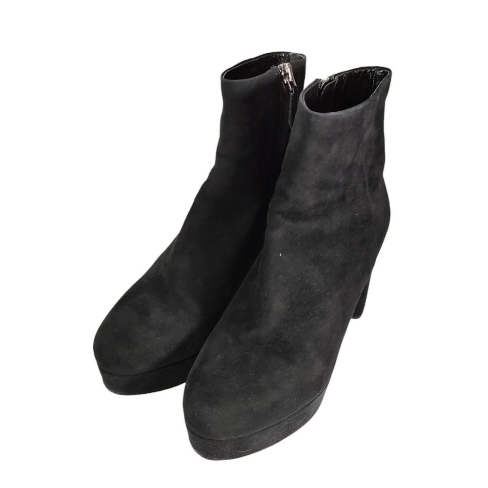 楽天市場】【中古】miu miuチャンキーヒール ウエスタンブーツ