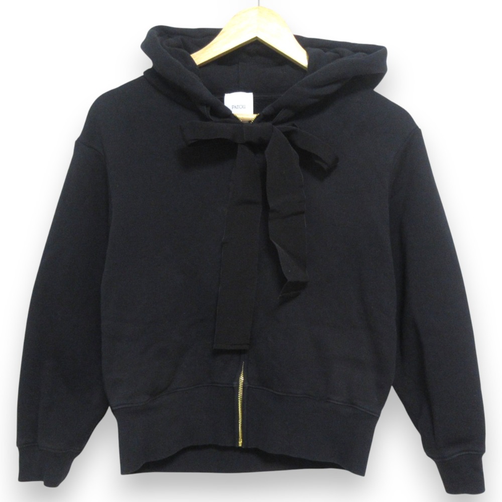PATOU - 美品 22SS Patou パトゥ 裏起毛 バックロゴプリント ジップアップ リボン フーディー スウェット ジャケット パーカー M ミントグリーン レディース 古着 中古 USED 楽天市場】【中古】 美品 22SS Patou パトゥ 裏起毛 バックロゴ