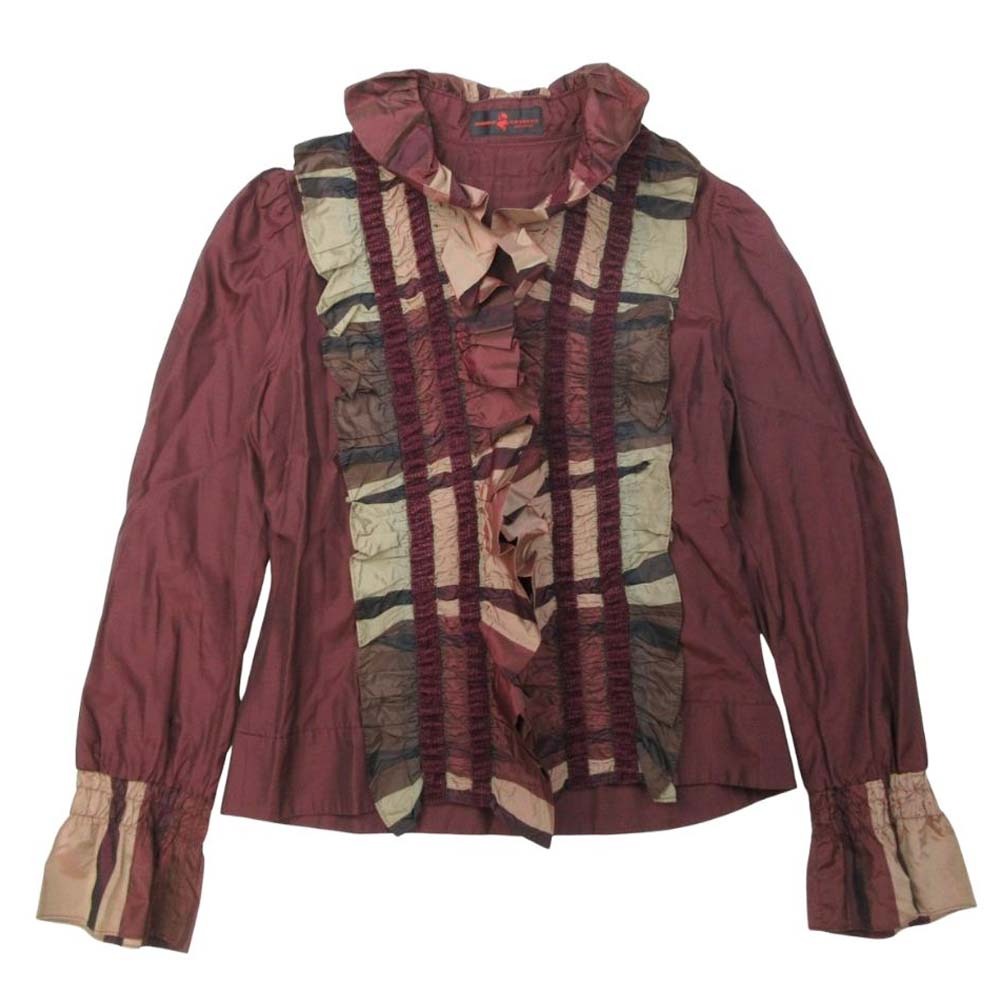 HIROKO KOSHINO ヒロココシノ デザイン ジャケット 切替 フレア袖 HIROKO KOSHINO ヒロココシノ デザイン ジャケット 切替 フレア袖