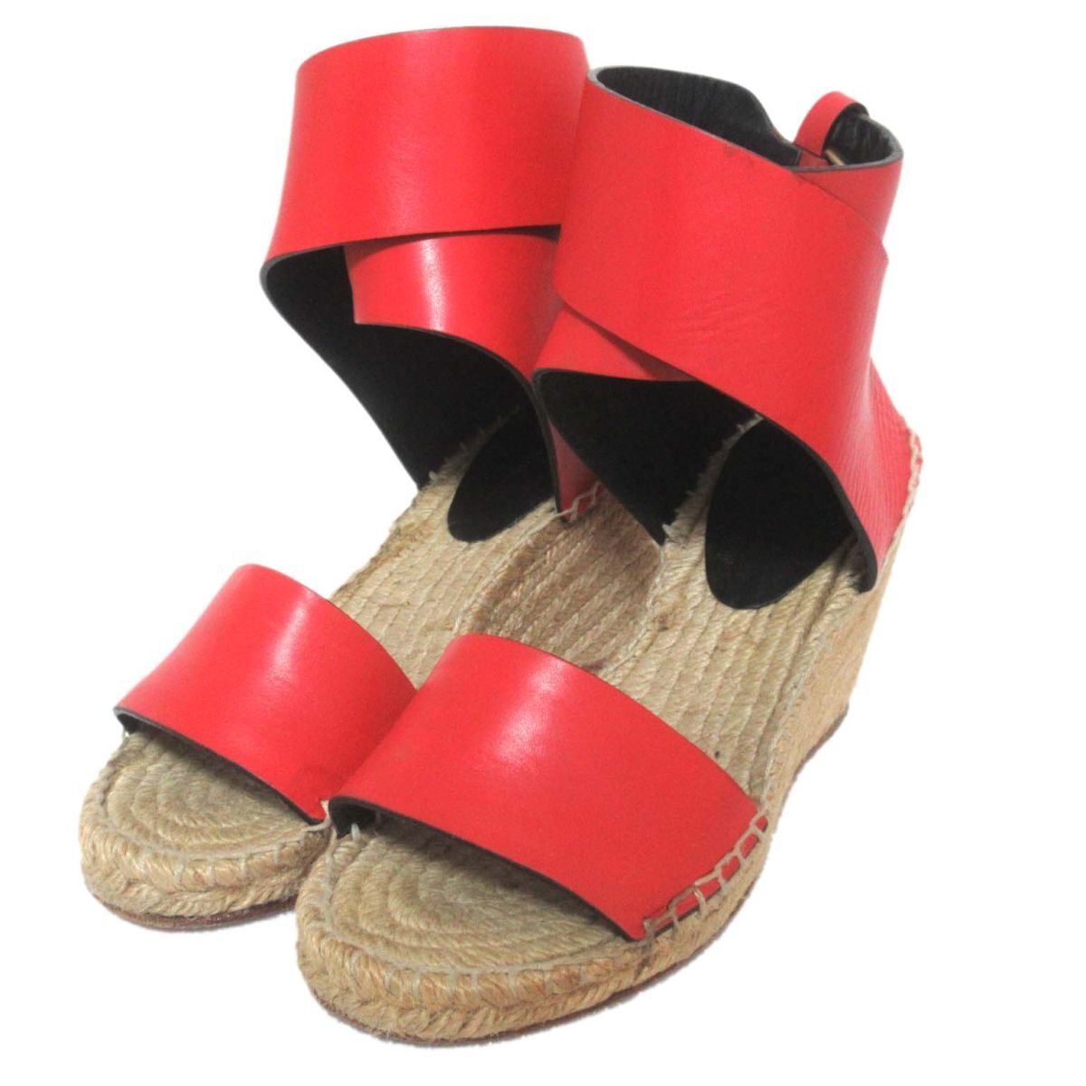 楽天市場】【セリーヌ】Celine エスパドリーユ レザーサンダル 313853