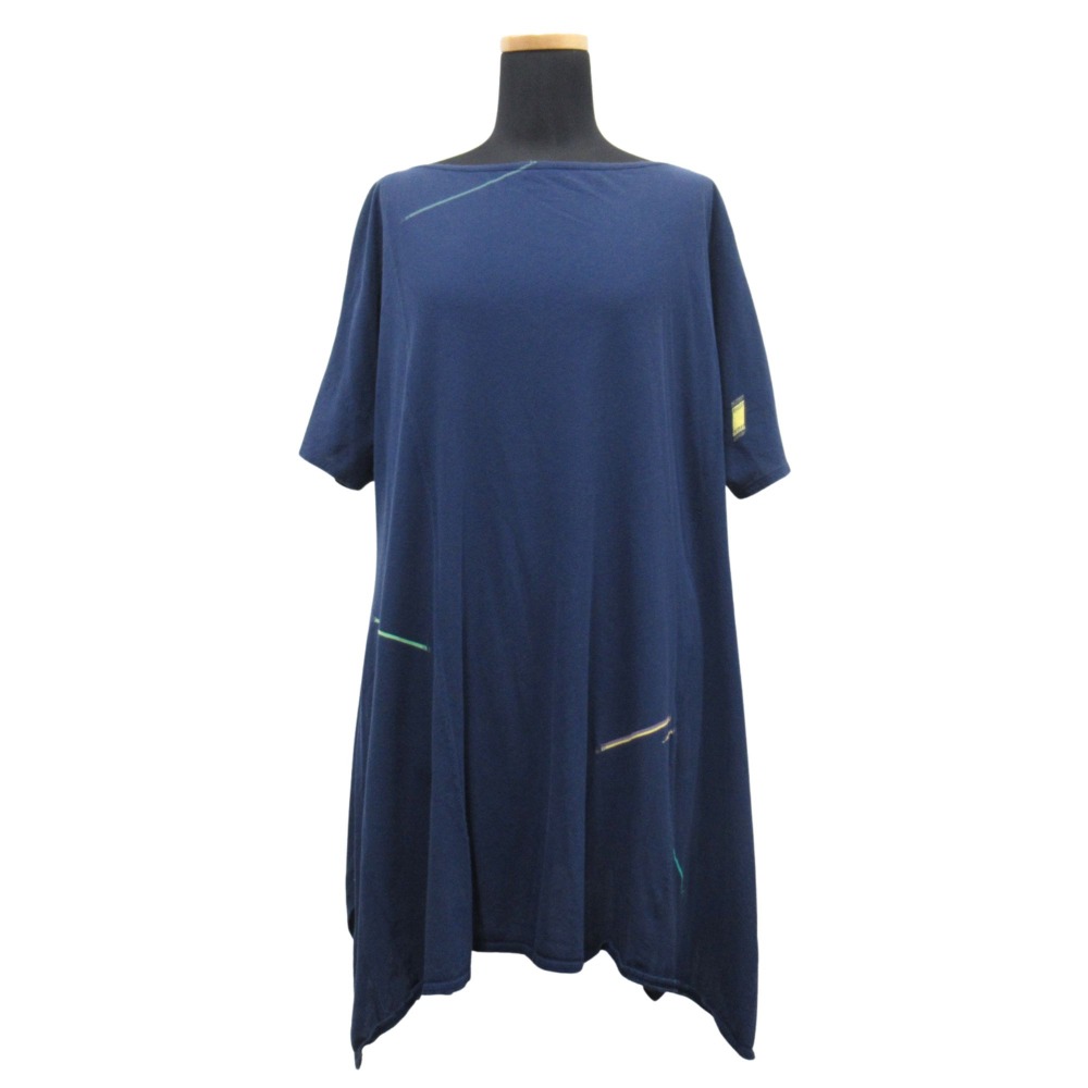 楽天市場】【中古】美品 23SS yori ヨリ Vネックサテンワンピース  