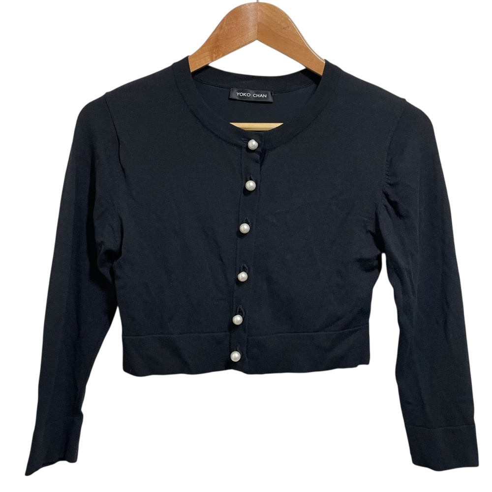 タグ付　YOKO CHAN カーディガン ボレロ　ブラック　ヨーコチャン 楽天市場】YOKO CHAN ヨーコチャン【未使用□定価3万9960円□18AW】YCN