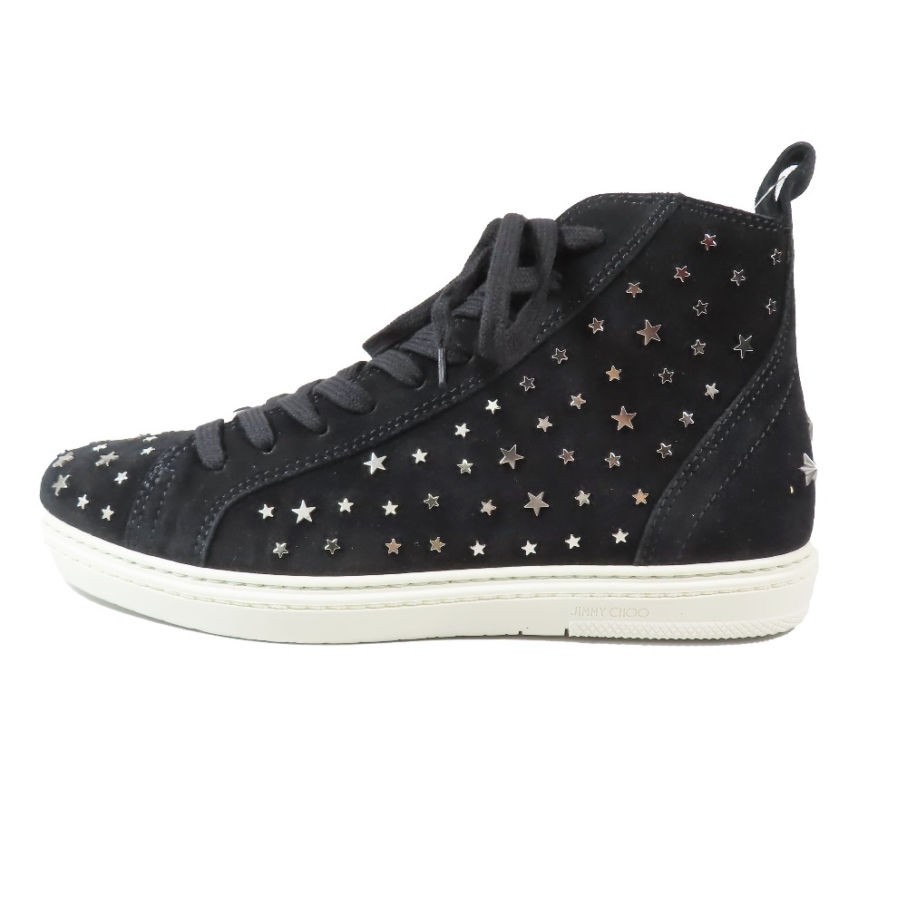 新品未使用JIMMY CHOO ARGYLE 40 1/2ブラック スタッズ 楽天市場】JIMMY CHOO ARGYLE アーガイル ハイカット スニーカー