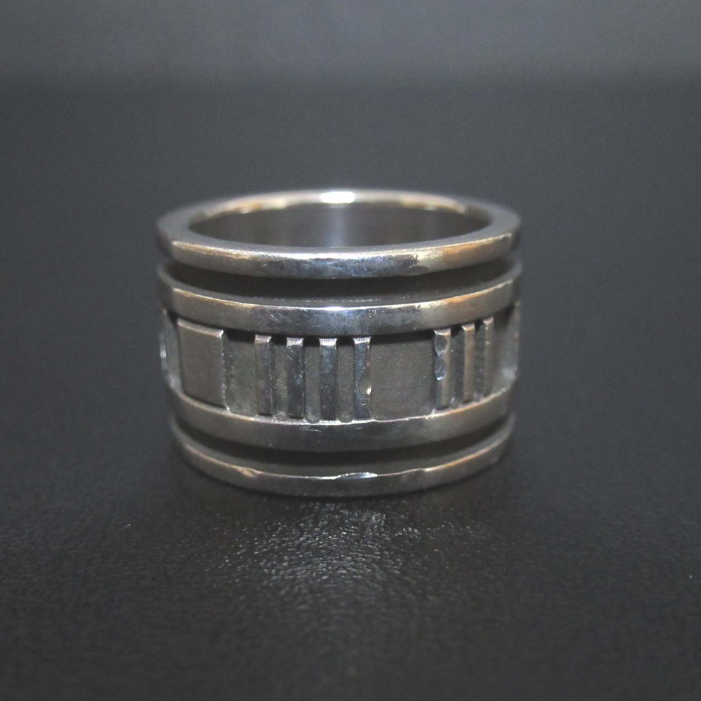 Tiffany & Co. 1995アトラスワイドシルバーリング 楽天市場】【中古】正規品 TIFFANY＆Co. ティファニー 1995