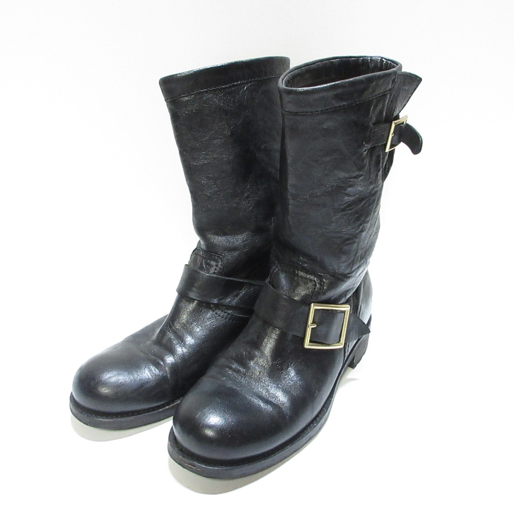 JIMMY CHOO ブラック エンジニアブーツ 楽天市場】JIMMY CHOO 正規品 ジミーチュウ エンジニア ブーツ