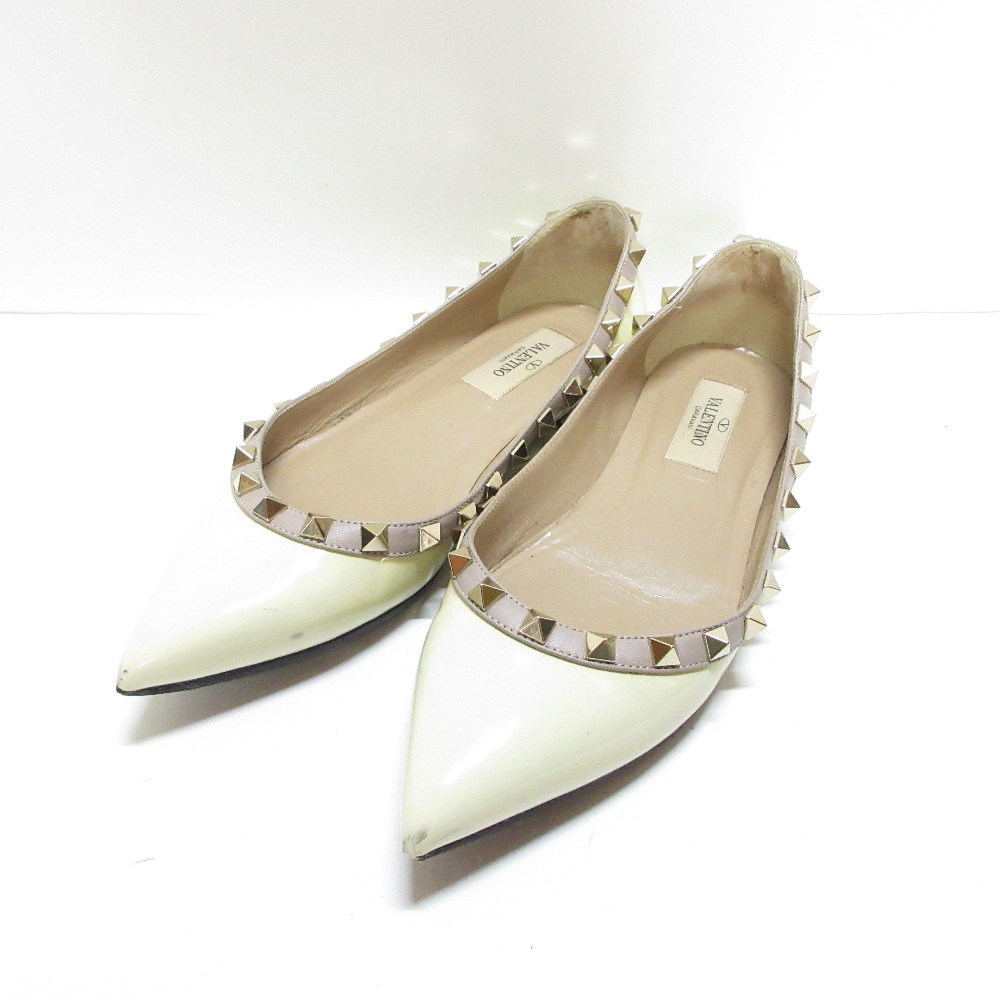 楽天市場】VALENTINO ロックスタッズ ストラップ ヒール パンプス 34 1