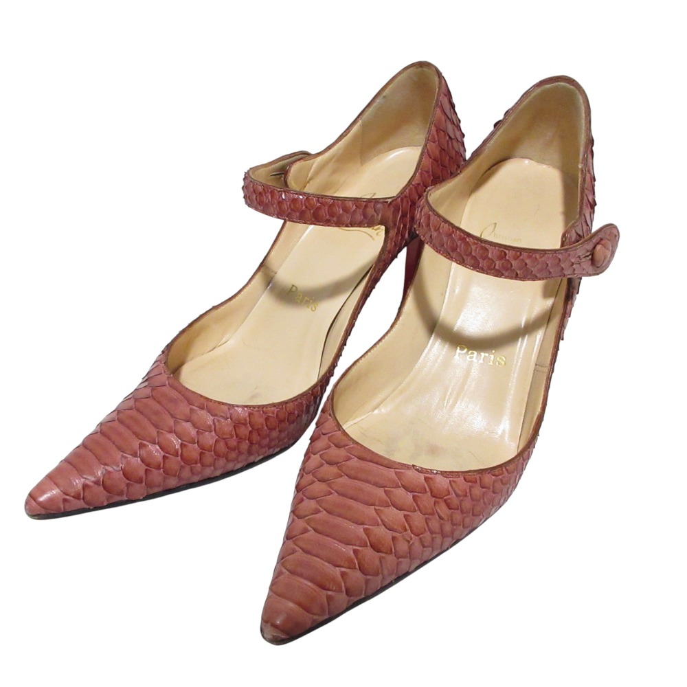 クリスチャンルブタン　パンプス　カラフル　バックルストラップ　アンクルストラップ クリスチャンルブタン パンプス カラフル バックルストラップ アンクル