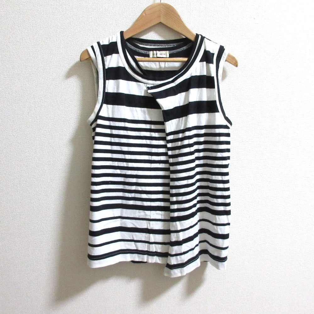 コムデギャルソン　ノースリーブ COMME des GARCONS コムデギャルソンCOMME フロント変形切替