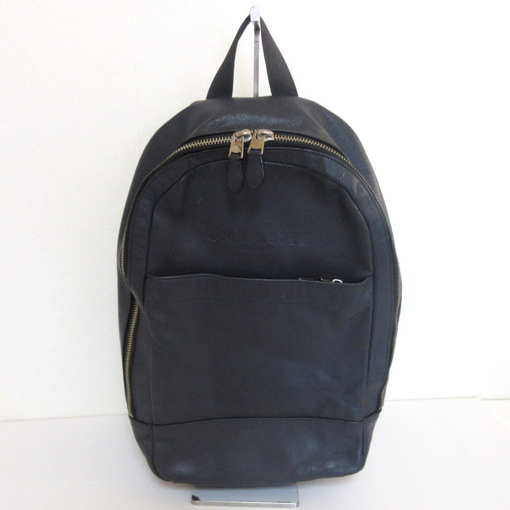 極美品 COACH リュック ヴァーシティ 71994 レザー ブラック メンズ 楽天市場】【中古】COACH （コーチ） ﾁｬｰﾙｽﾞ ｳﾞｧｰｼﾃｨ ﾚｻﾞｰﾊﾞｯｸ
