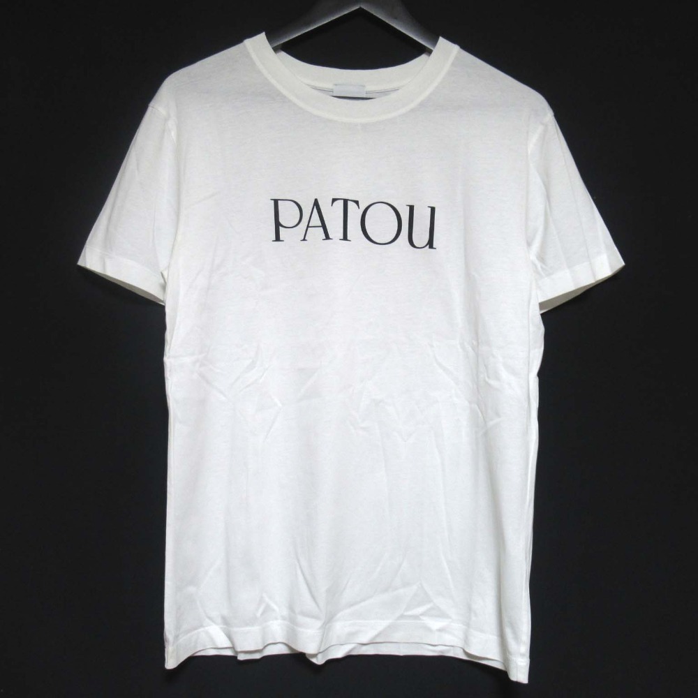 Patou パトゥ オーガニックコットン バーバパトゥ Tシャツ トップス レディース ホワイト S JE0469999001W Patou | オーガニックコットン バーバパトゥ Tシャツ