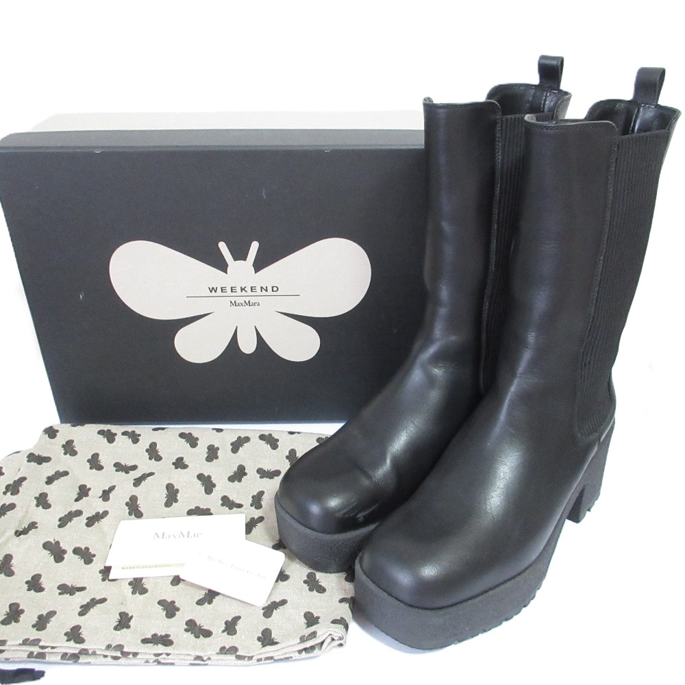楽天市場】【緑屋質屋】Max Mara(マックスマーラ) ブーツ #36 茶【中古
