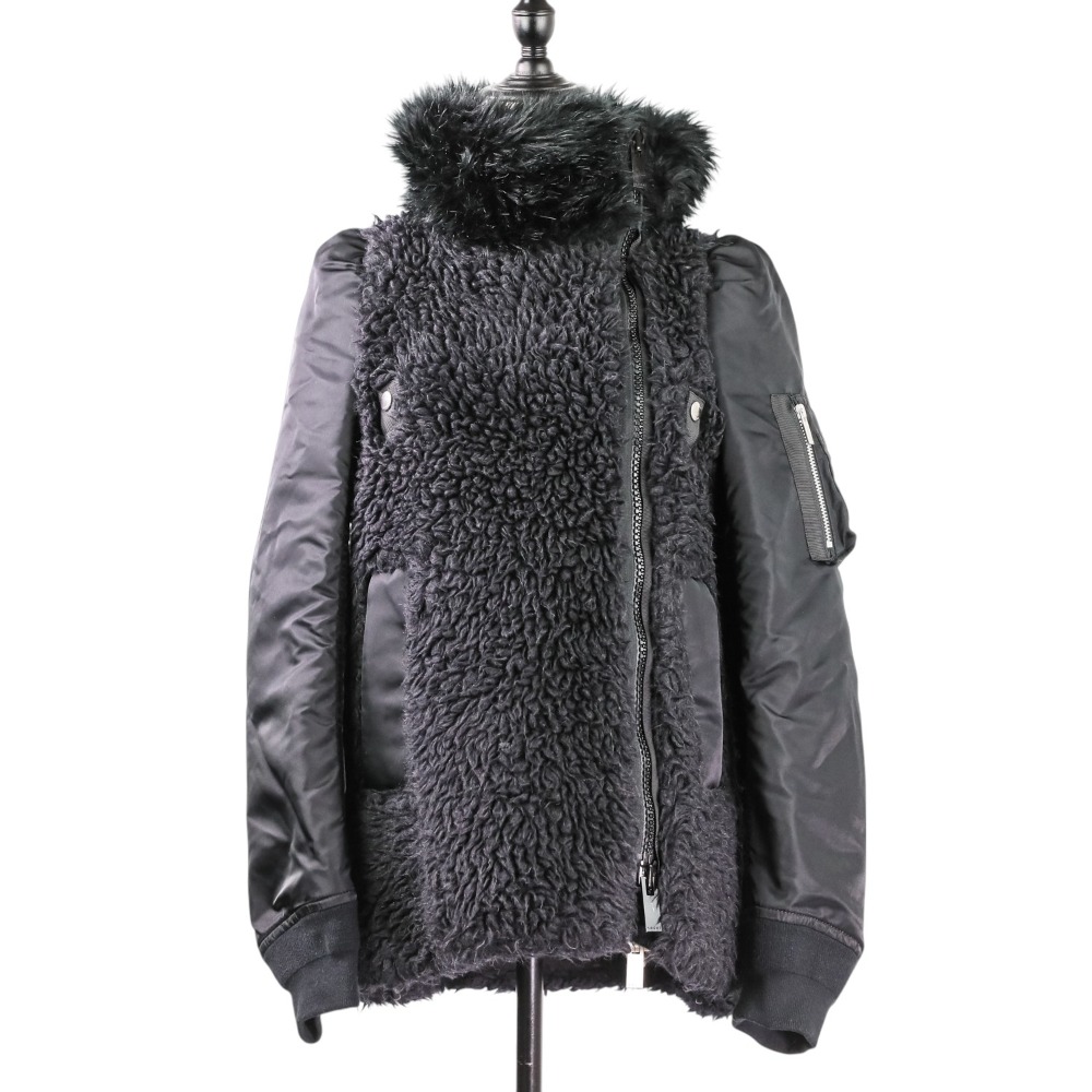 楽天市場】【中古】 SATOU サトウ 24AW wool boa blouson ウールボア