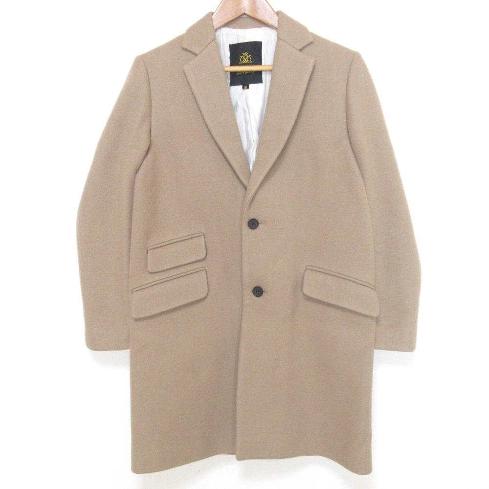 楽天市場】Drawer ウールカシミヤケヌキノーカラーコート