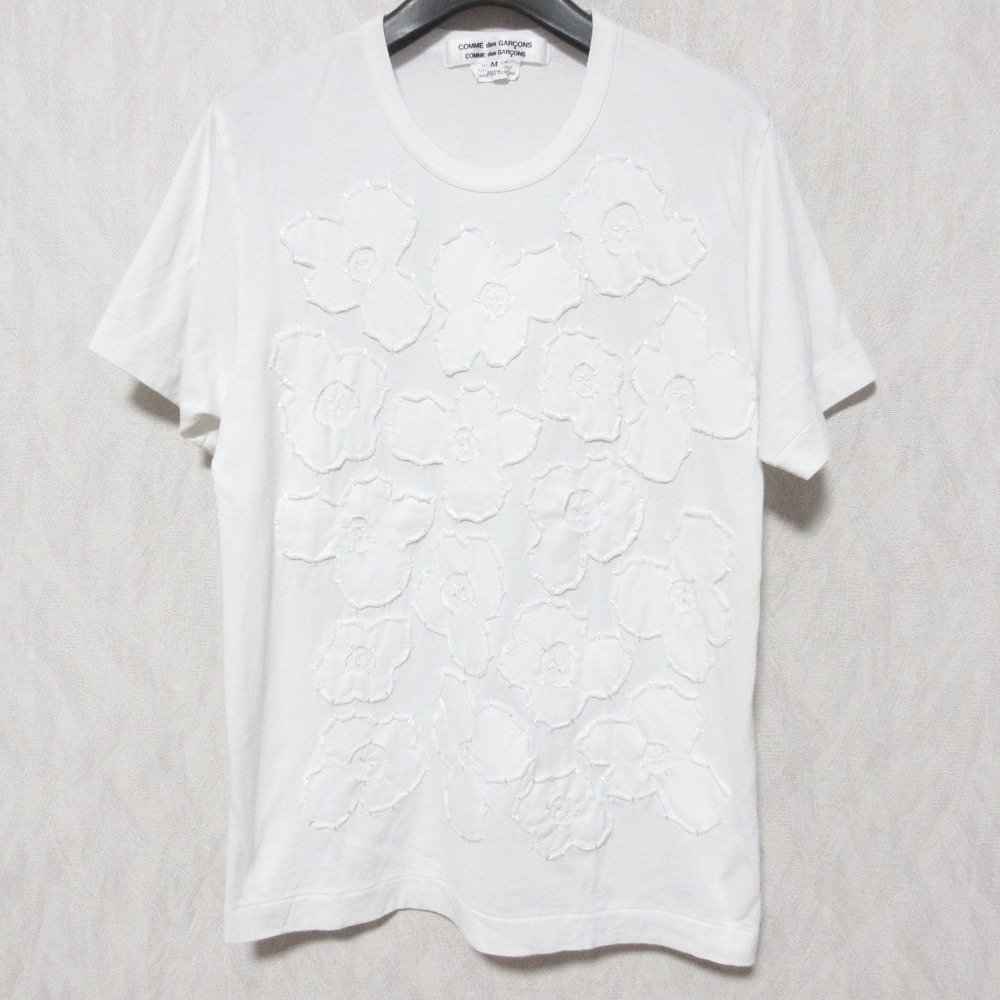【美品】コムデギャルソンガール 薔薇　半袖Tシャツ　カットソー　L 楽天市場】COMME des GARCONS コムデギャルソン Play Logo T