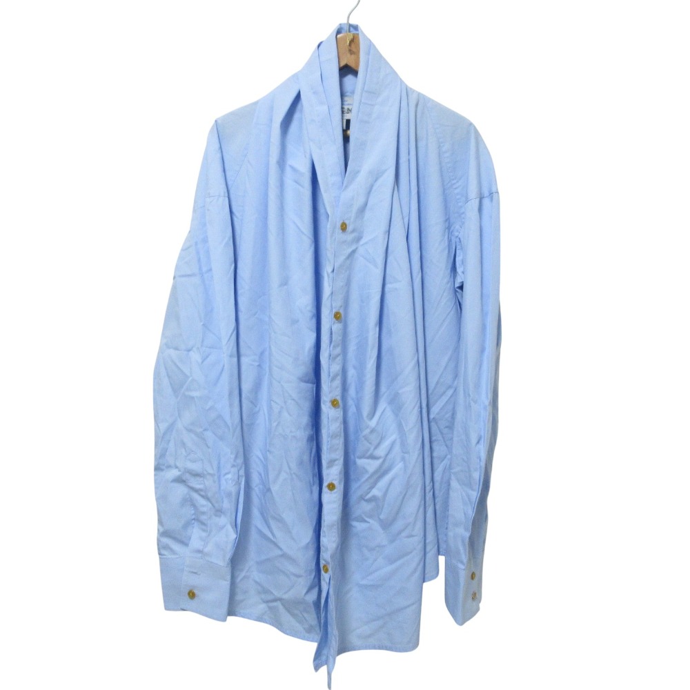 【中古】良品 Vivienne Westwood MAN ヴィヴィアンウエストウッドマン 長袖 ポンチョシャツ 2 ブルー メンズ Luxs ブランド古着のリュクス