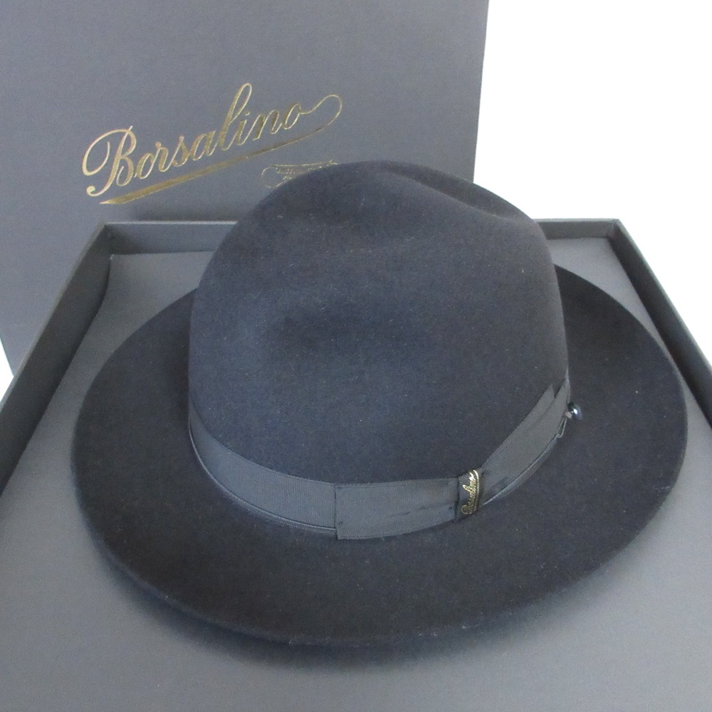 楽天市場】【中古】Borsalino Alessandria ファー フェルト
