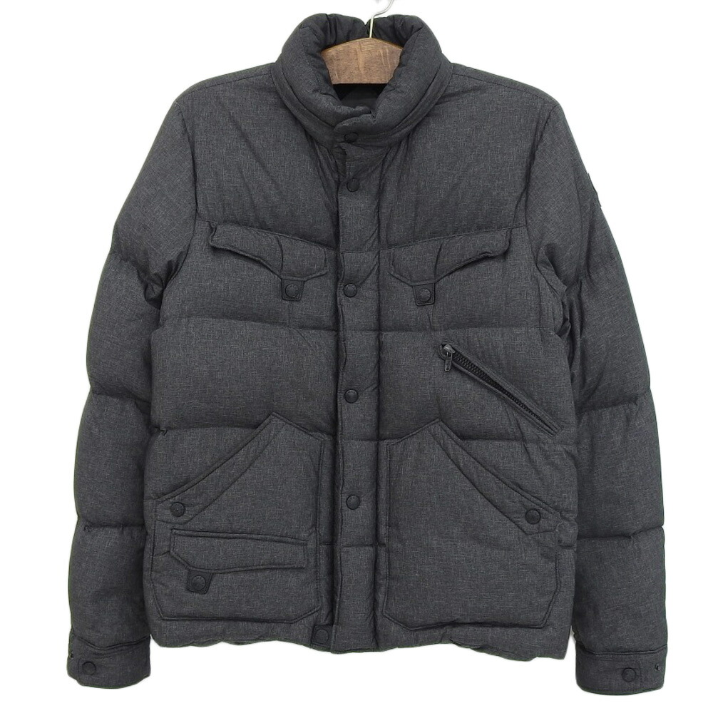 【中古】良品 MONCLER W モンクレール W HAVOC ダウンジャケット 1 グレー メンズ Luxs ブランド古着のリュクス｜Luxs（ブランド古着のリュクス）