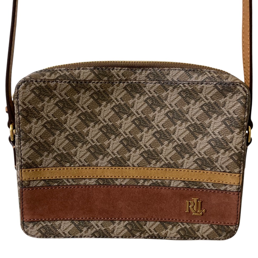 Ralph Lauren ラルフローレン 本革 巾着ショルダーバッグブラウン美品 楽天市場】【中古】本物抜群に綺麗ラルフローレンの女性用綺麗な