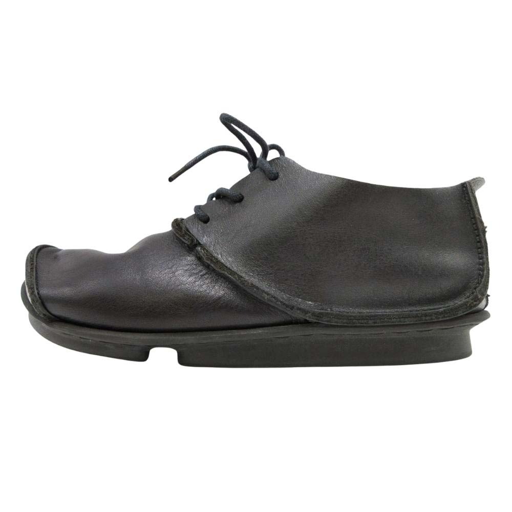 trippenトリッペンTyler ブラック レザー レースアップシューズ 24 美品 トリッペン trippen Tyler タイラー レザーレースアップ