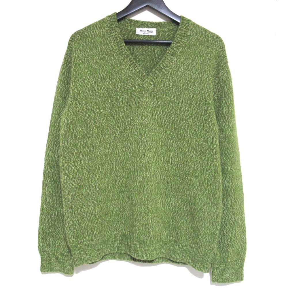 楽天市場】【ミュウミュウ】Miu Miu 23年 カシミヤ×ウール