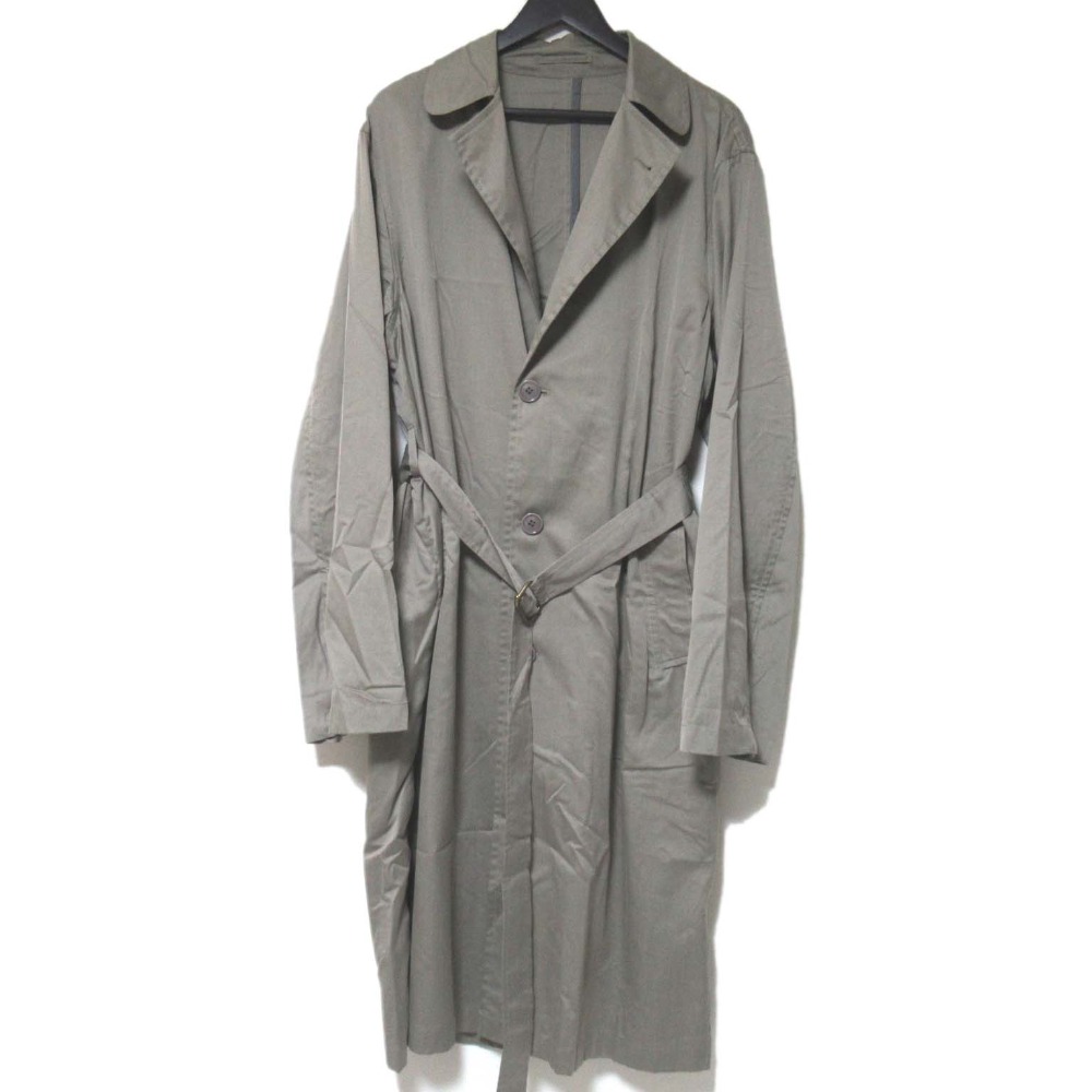 ドリスヴァンノッテン　ダークグレー チェスターコート ウール混 ドリスヴァンノッテン ダークグレー チェスターコート ウール混