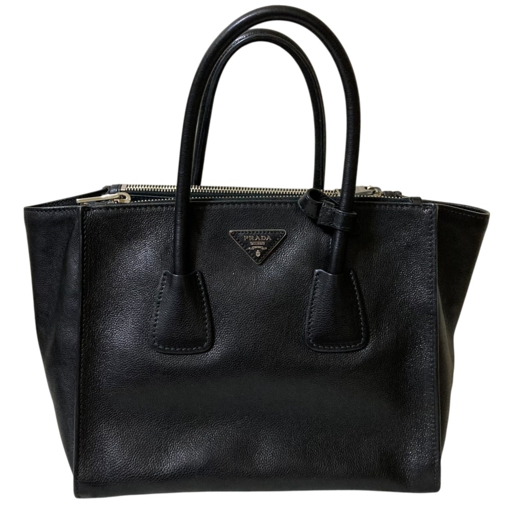 プラダ トートバッグ 型抜き 牛革 楽天市場】プラダ(PRADA)ロゴ型抜きレザートートバッグ ポーチ
