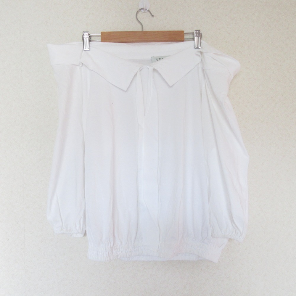 新品未使用　SATOKAサトカ　アイリス　 ブラウス　ホワイト サイズ01 imgrc0157860437.jpg