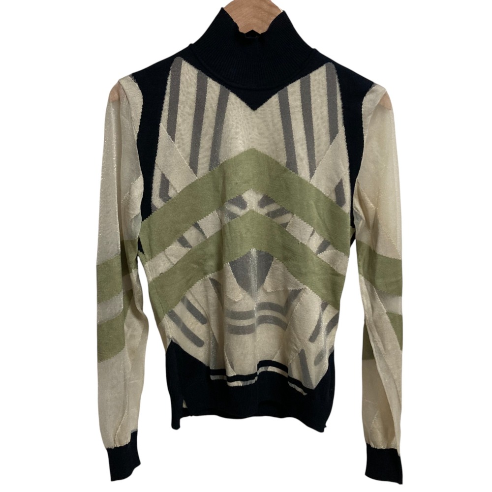 FENDI(フェンディ) シースルー チェックニット トップス 2020年 長袖 アパレル ファッション セーター 42 シルク ナイロン ブルー青 グレー レディース 40802136651【中古】【アラモード】 楽天市場】FENDI(フェンディ) シースルー チェックニット トップス