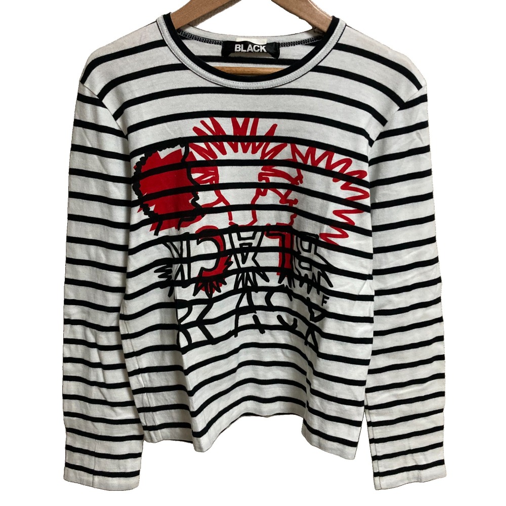 BLACK COMME des GARCONS 特殊加工 ボーダー カットソー 楽天市場】ブラックコムデギャルソン BLACK COMME des GARCONS