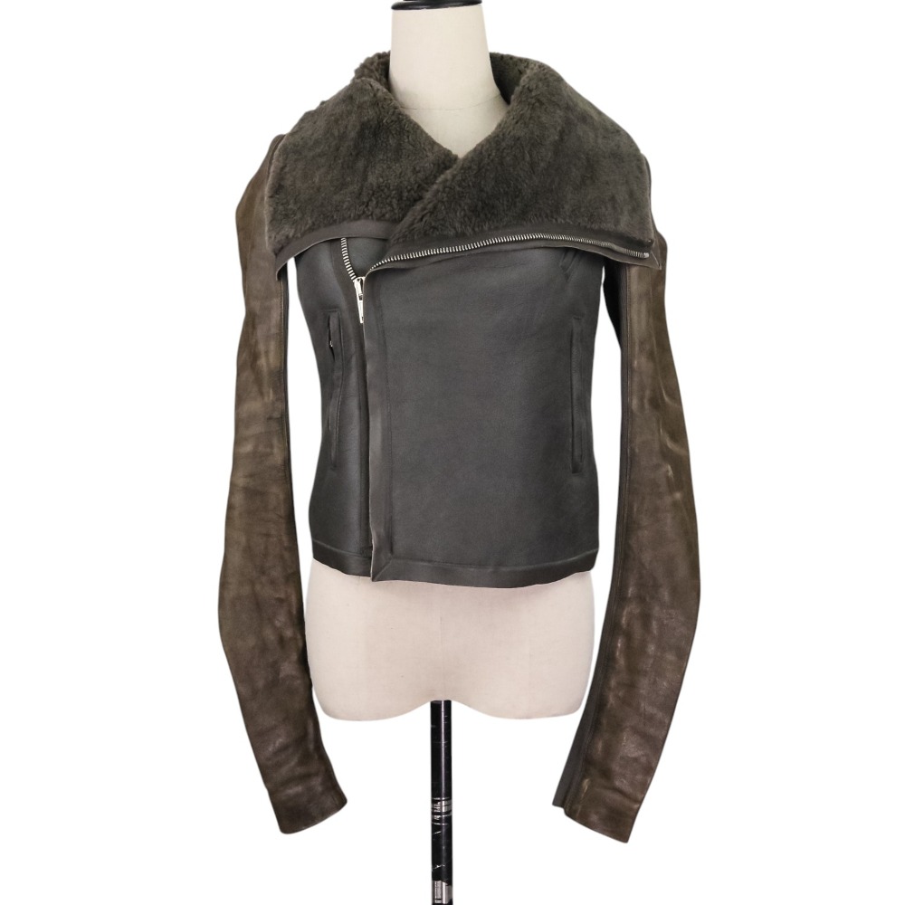 RICK OWENS 定番ライダース　イタリア性　羊革　リブニット+上質レザー❣️ 楽天市場】古着 Rick Owens リックオウエンス 羊革レザー