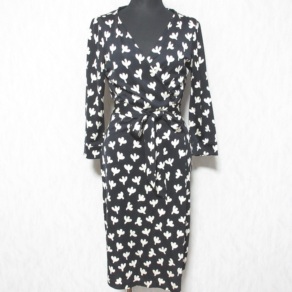 【良品】DIANEvonFURSTENBERG 総柄ラップワンピース 4 L 楽天市場】美品【中古】ダイアンフォンファステンバーグ DIANE