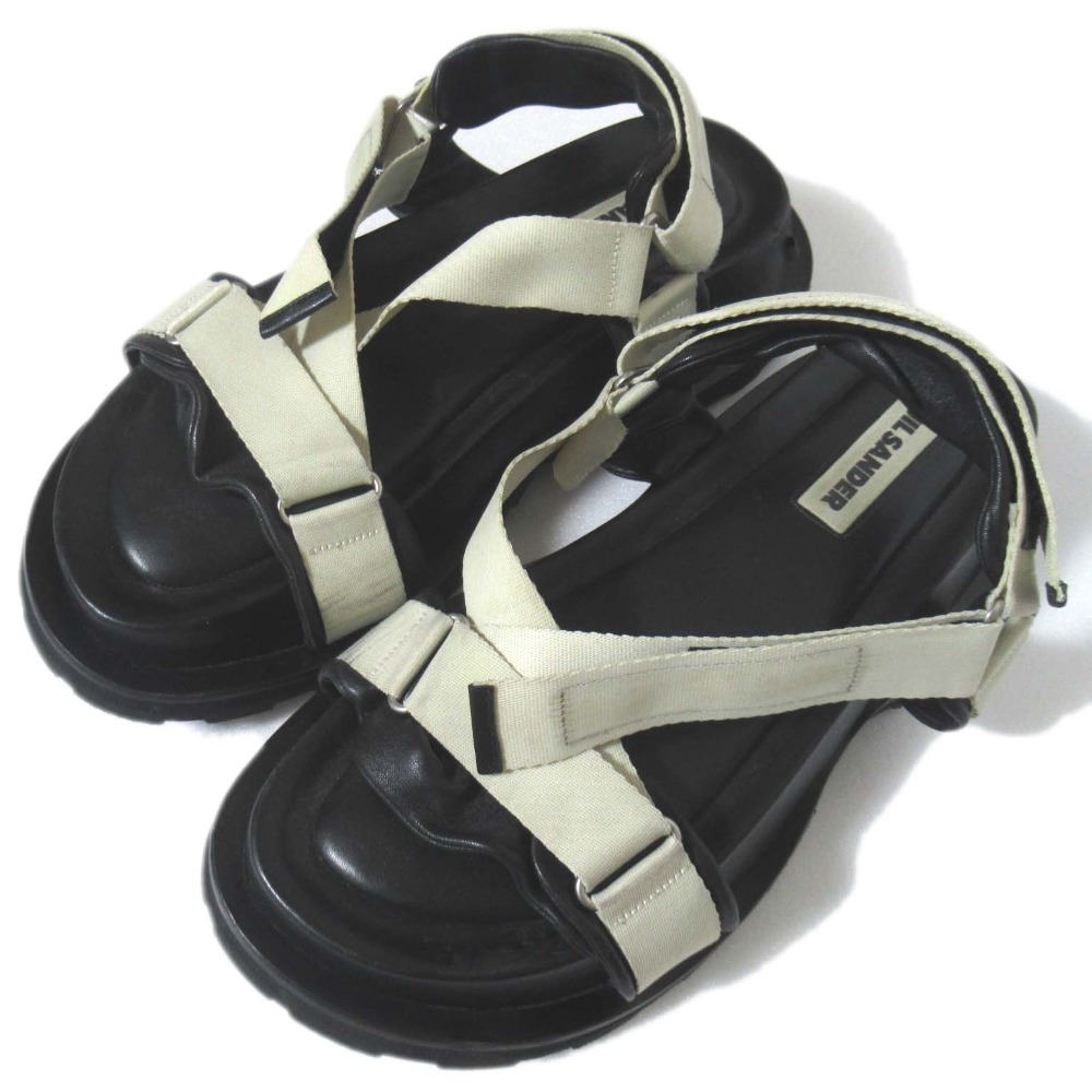 JIL SANDER ジルサンダー ブロックヒール トングサンダル 38 楽天市場】【美品】 JIL SANDER / ジルサンダー | ブロック