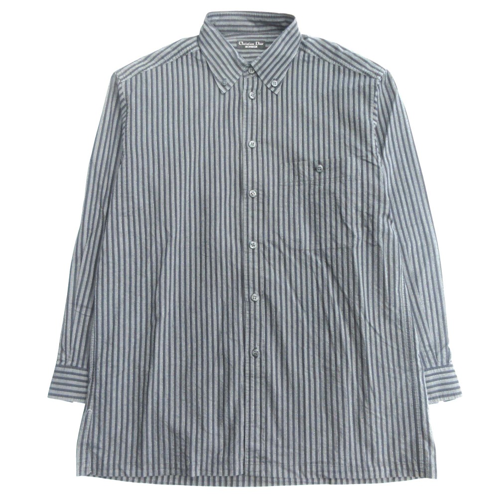 美品　クリスチャンディオール 長袖シャツ 楽天市場】80s USA製 クリスチャン ディオール 長袖 シャツ メンズ S